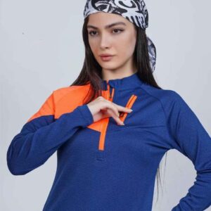 بلوز زنانه نیم زیپ HIMALAY